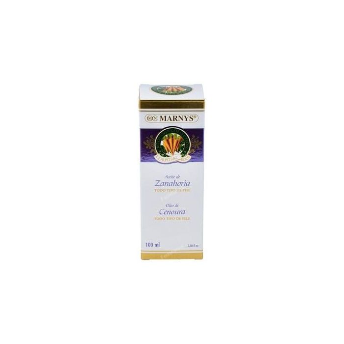 MARNYS Aceite de Zanahoria Spray 100ml para Potenciar Bronceado y Elasticidad de la Piel Seca o Dañada