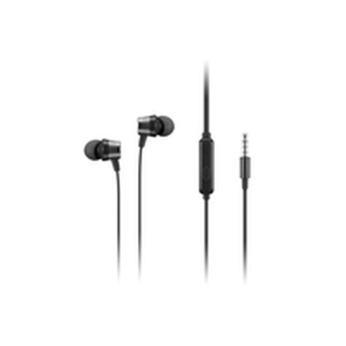 Lenovo Auriculares In-Ear Gen II con Micrófono Integrado, Sonido Potente y Ajuste Cómodo, Negro 4