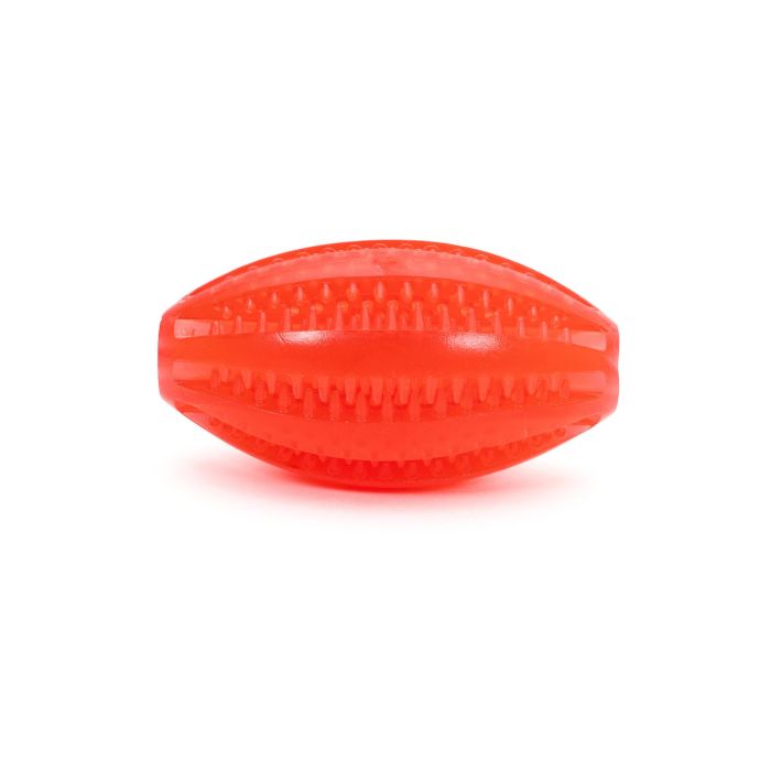 Gloria Pelota Dental Rugby TPR 9 cm para Perro Juguete Mordedor Limpieza 14