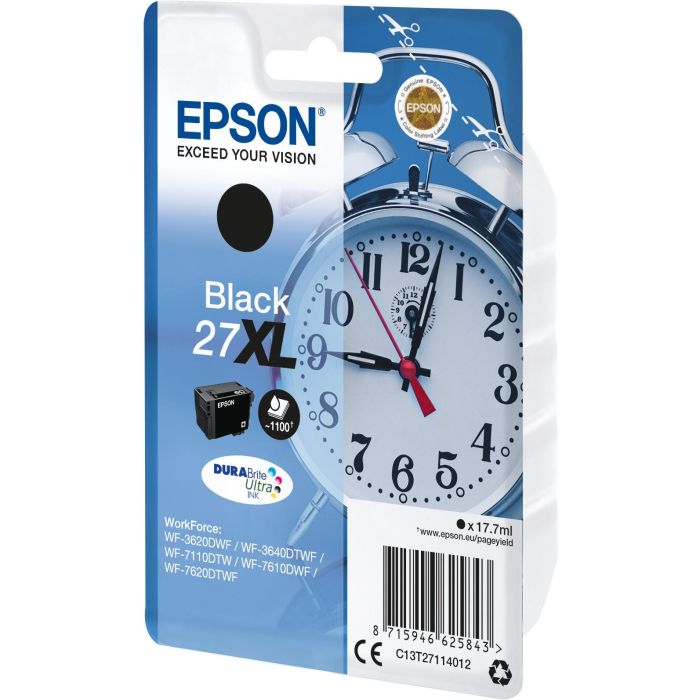 Epson Tinta Negro Workforce Wf-3000 7000 - Nº27XL 1 Epson Tinta Negro Workforce Wf-3000 7000 - Nº27XL 1