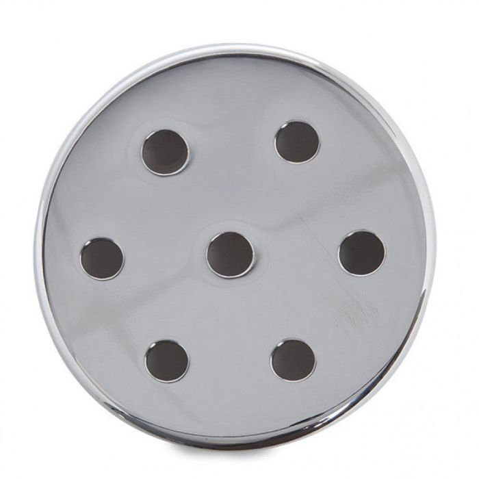 Rosetón Metálico Plateado Ø 100Mm - 7 Agujeros [AM-AR092] 1