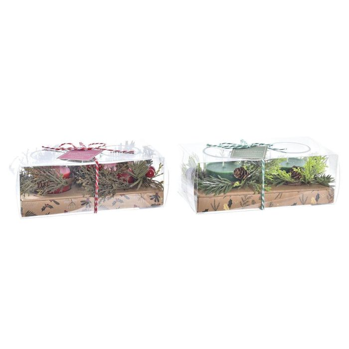 Vela Navidad Tradicional DKD Home Decor Verde Rojo 5.5 x 6 x 5.5 cm Set de 2 (2 Unidades) 2 Vela Navidad Tradicional DKD Home Decor Verde Rojo 5.5 x 6 x 5.5 cm Set de 2 (2 Unidades) 2