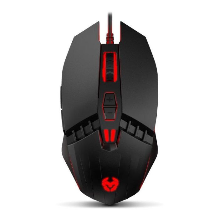Krom Kalax Ratón Gaming Óptico 800-3200 DPI con 7 Botones, Iluminación LED RGB y Diseño Ergonómico para PC