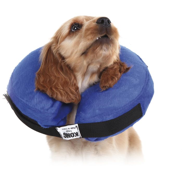 KVP Kong Cloud Collar Hinchable Acolchado para Perros y Gatos 15-25 cm 1