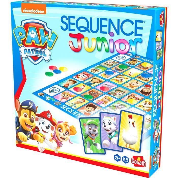 Goliath bv Juego de Mesa Sequence Junior Patrulla Canina, para 2-4 Jugadores, Edad 3+ 3 Goliath bv Juego de Mesa Sequence Junior Patrulla Canina, para 2-4 Jugadores, Edad 3+ 3