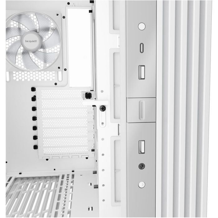 be quiet! Light Base 600 LX White Midi Tower PC con Ventana Lateral, Iluminación ARGB, para Placas Base ATX, micro ATX, Mini-ITX 4