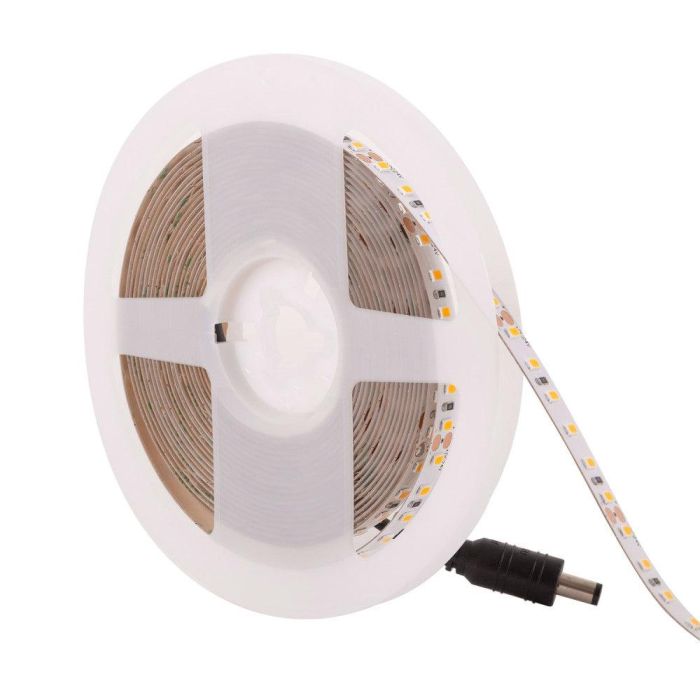 Tira de LEDs Flexible 600 LEDs 60W 7000Lm CRI85 SMD2835 24VDC IP65 Blanco Cálido 3000K 5m 40000H [CA-2835-600-24-IP65-EXWW] 4