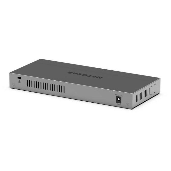NETGEAR GS108X-100EUS Switch 8 Puertos Gigabit Ethernet Unmanaged con 1 Puerto SFP+ 10G L2 Metálico 4