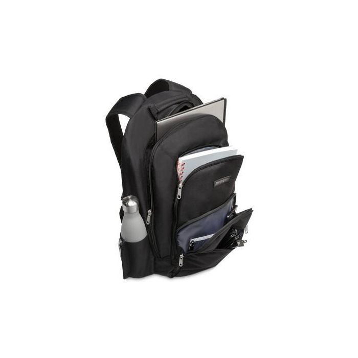 Kensington Sp25 Mochila Clásica para Portátil 15,6 pulgadas, Negro, de Nailon de Alta Resistencia, con Bolsillo Acolchado y Asas Confortables 2 Kensington Sp25 Mochila Clásica para Portátil 15,6 pulgadas, Negro, de Nailon de Alta Resistencia, con Bolsillo Acolchado y Asas Confortables 2