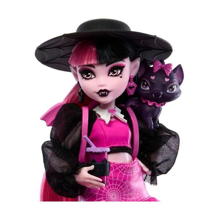Muñeca articulada monster high draculaura con mascota conjunto de moda y accesorios. - modelos surtidos 3 Muñeca articulada monster high draculaura con mascota conjunto de moda y accesorios. - modelos surtidos 3