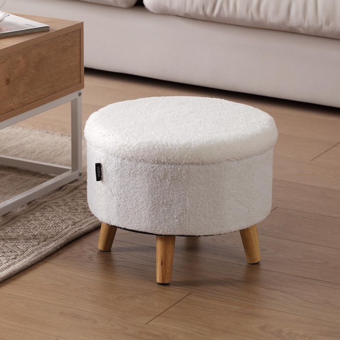 Puff Almacenaje Teddy Versa 40X30CM (2 Unidades) 1 Puff Almacenaje Teddy Versa 40X30CM (2 Unidades) 1
