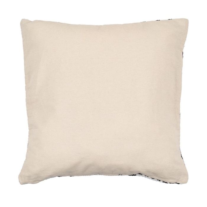 Cojín Blanco y Negro Algodón / Poliester 45 X 45 cm