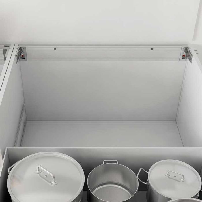 ITALIANA FERRAMENTA Libra H7 Colgador Oculto Regulable para Muebles Suspendidos Muy Pesados con Antidescolgamiento Izquierdo 2