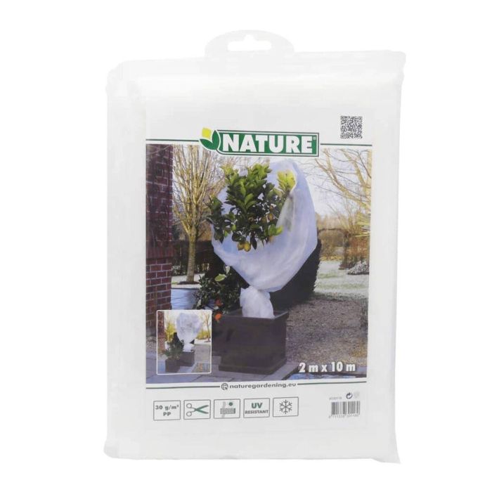 Nature Vela de invernada polipropileno 30 g/m² 2 x 10 m Blanco