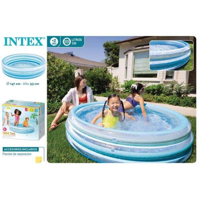 Piscina infantil hinchable blue biss 147x33cm (+2 años) 2 Piscina infantil hinchable blue biss 147x33cm (+2 años) 2