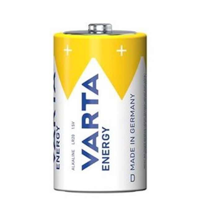 Varta Pila Alcalina Energy D, 1.5V, Blister 2 Unidades, Modelo LR-20/D 1 Varta Pila Alcalina Energy D, 1.5V, Blister 2 Unidades, Modelo LR-20/D 1
