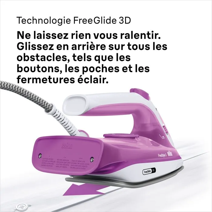 Braun Plancha de Vapor FI3124 - Potencia 2400 W - Suela Supercerámica - Depósito 270 ml - Autolimpieza Braun Plancha de Vapor FI3124 - Potencia 2400 W - Suela Supercerámica - Depósito 270 ml - Autolimpieza