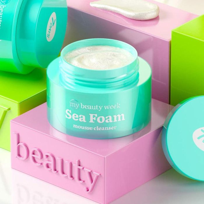 7Days SEA FOAM Mousse Desmaquillante Facial con Pantenol, Aloe Vera y Árbol del Té para Limpieza Profunda, Todo Tipo de Pieles 50 ml 1 7Days SEA FOAM Mousse Desmaquillante Facial con Pantenol, Aloe Vera y Árbol del Té para Limpieza Profunda, Todo Tipo de Pieles 50 ml 1