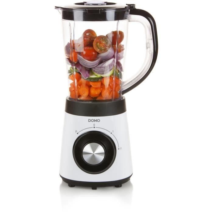 Licuadora - Batidora - DOMO - DO9203BL - 500 W - Jarra de 1,5 L - Sin BPA - Gris Licuadora - Batidora - DOMO - DO9203BL - 500 W - Jarra de 1,5 L - Sin BPA - Gris