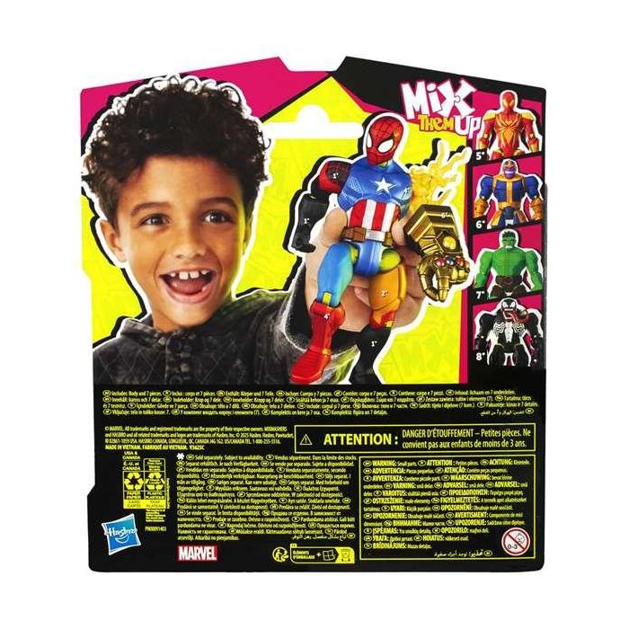 Figura spiderman mixmashers con 16 puntos de conexion. 12 cm - modelos surtidos 6 Figura spiderman mixmashers con 16 puntos de conexion. 12 cm - modelos surtidos 6