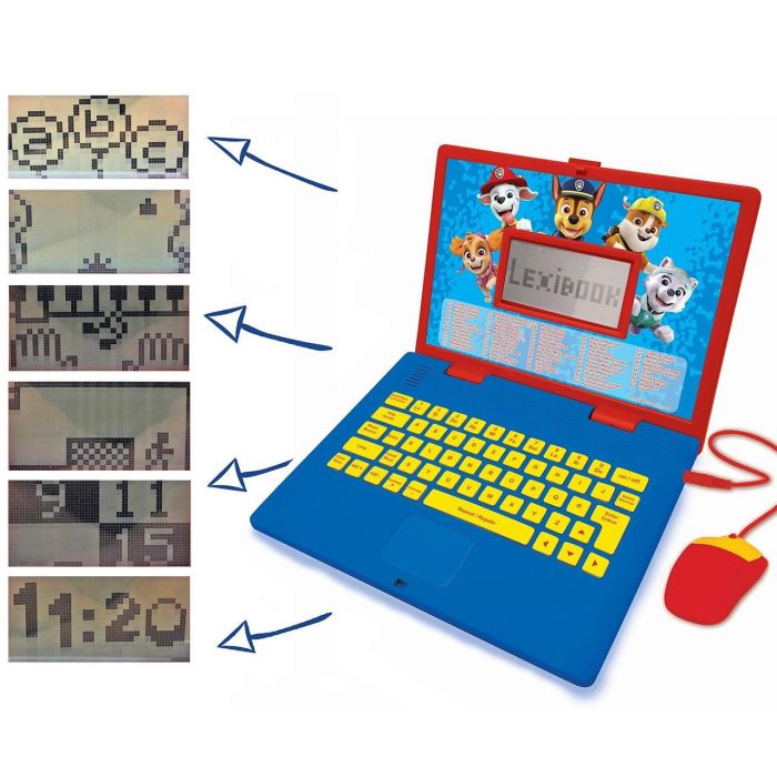 Lexibook Ordenador Portátil Paw Patrol JC598PAI2 Infantil Bilingüe con 124 Actividades Educativas para Niños +5 Años 3 Lexibook Ordenador Portátil Paw Patrol JC598PAI2 Infantil Bilingüe con 124 Actividades Educativas para Niños +5 Años 3