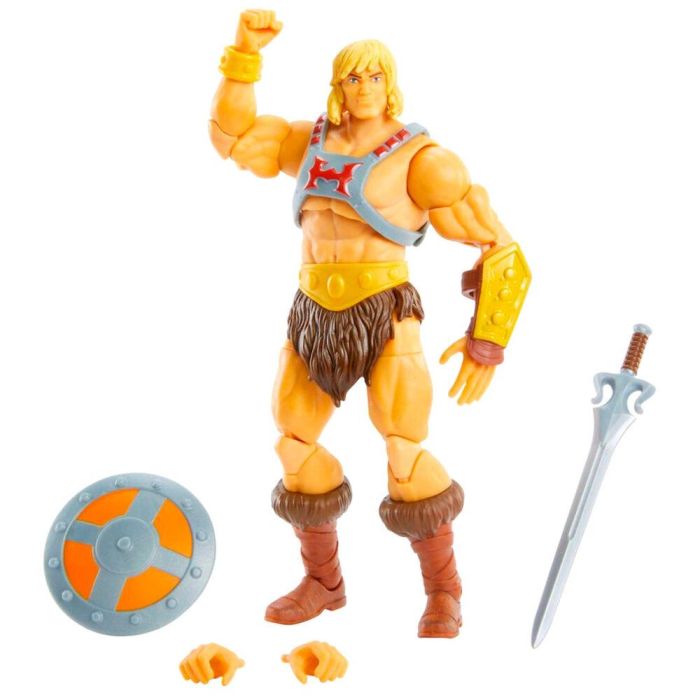 Mattel Figura Masters Of The Universe He-Man, Colección Netflix, PVC 18 cm con Arma y Efecto Power Attack 1 Mattel Figura Masters Of The Universe He-Man, Colección Netflix, PVC 18 cm con Arma y Efecto Power Attack 1