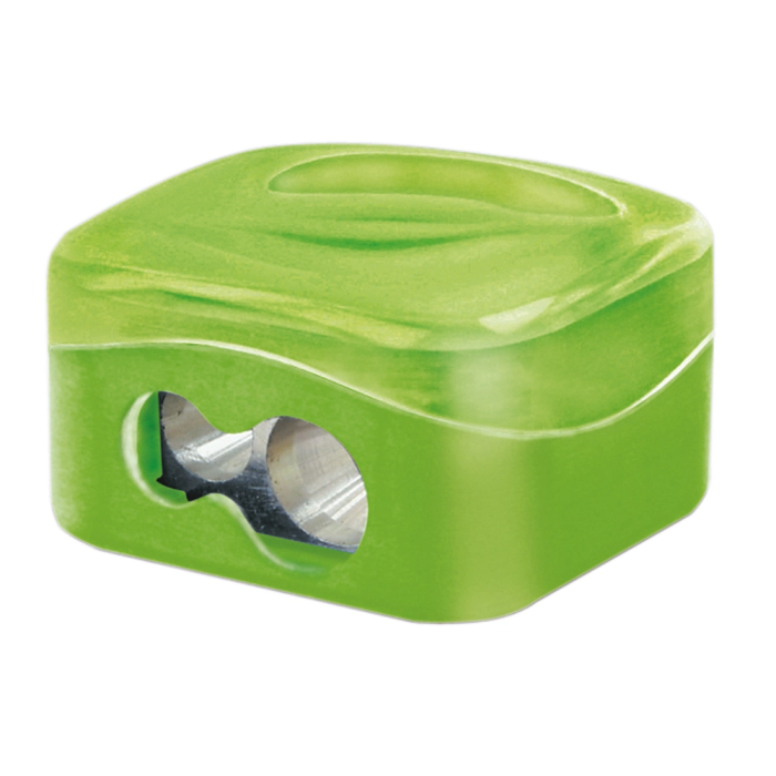 Mor Sacapuntas Metálico 2 Usos con Deposito Colores Surtidos 1