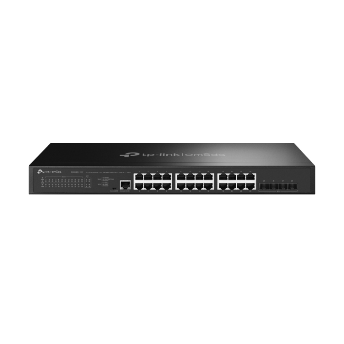 TP-Link Omada SG3428X-M2 switch Gestionado L2+ 2.5G Ethernet (100/1000/2500) 1U Negro TP-Link Omada SG3428X-M2 switch Gestionado L2+ 2.5G Ethernet (100/1000/2500) 1U Negro
