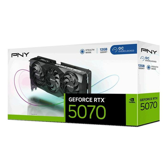 PNY PNY0751492794464 Tarjeta Gráfica GEFORCE RTX™ 5070 12GB OC 20 PNY PNY0751492794464 Tarjeta Gráfica GEFORCE RTX™ 5070 12GB OC 20