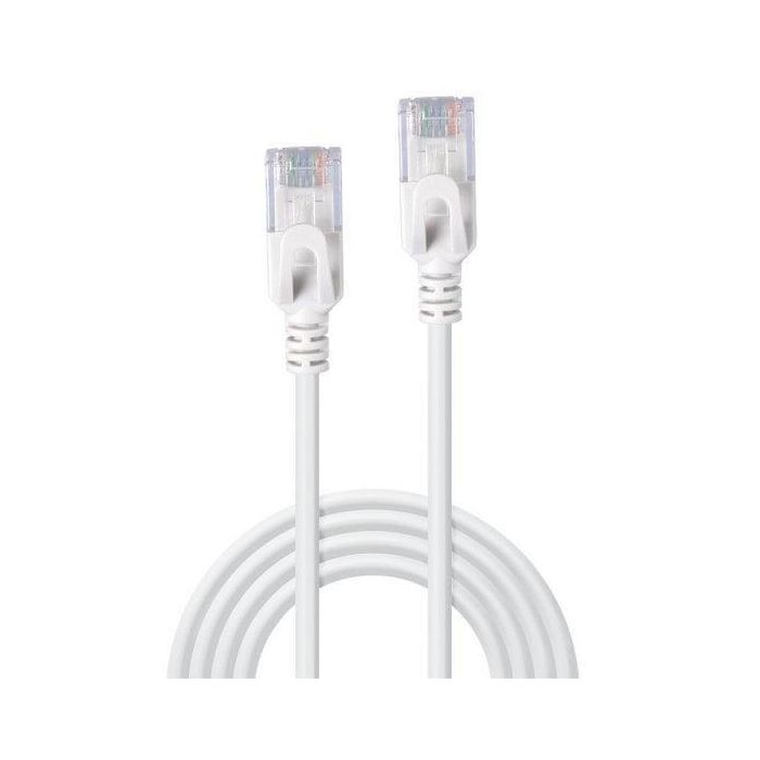 Lindy 2m Cat.6A U/UTP Ultra Slim Network Cable, Grey 1 Lindy 2m Cat.6A U/UTP Ultra Slim Network Cable, Grey 1