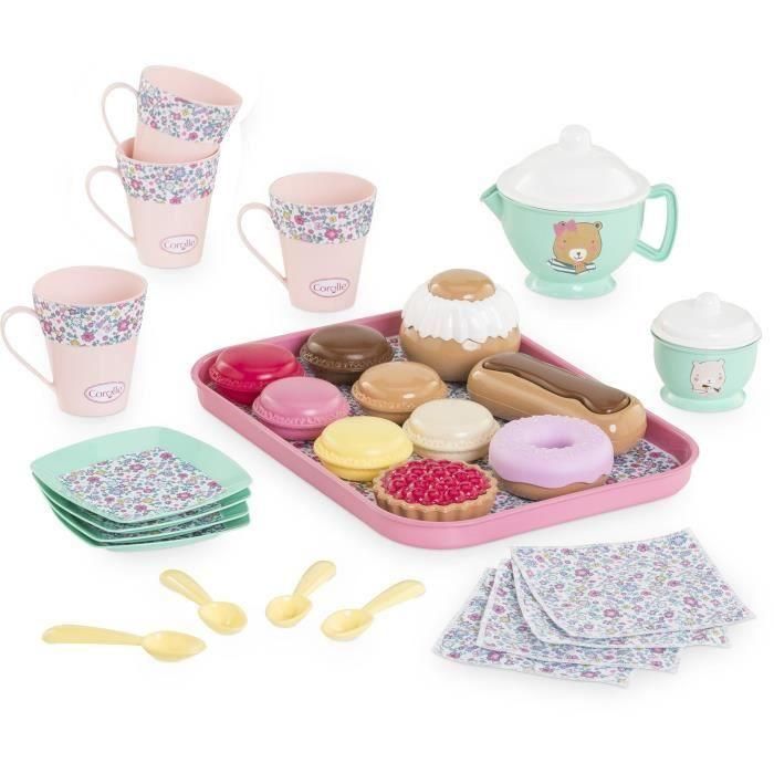 Corolle My Tea and Snack Dinette - Juego de Té y Merienda para Muñecas - 30 Accesorios Coloridos - Edad +18 Meses 2 Corolle My Tea and Snack Dinette - Juego de Té y Merienda para Muñecas - 30 Accesorios Coloridos - Edad +18 Meses 2