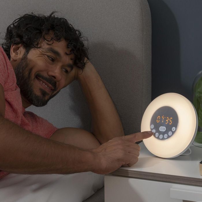 Despertador Amanecer Recargable con Altavoz Sunrilk InnovaGoods 9