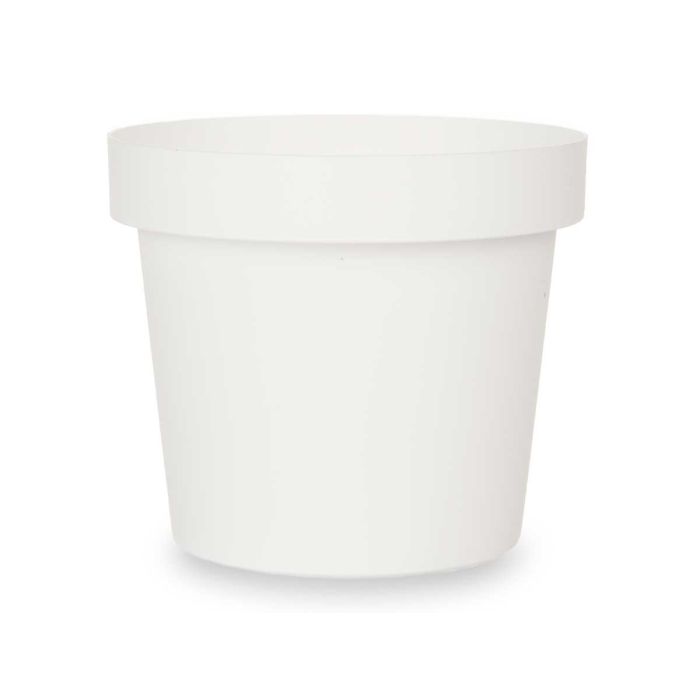 Maceta de plástico blanco 14 cm diámetro Ibergarden (12 Unidades) 1 Maceta de plástico blanco 14 cm diámetro Ibergarden (12 Unidades) 1