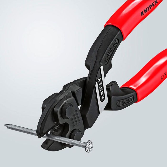Knipex 7101200 Cortabulones compacto Cobolt® 205mm, Alicate de corte central, Ø5,2mm, Rojo/Negro 1 Knipex 7101200 Cortabulones compacto Cobolt® 205mm, Alicate de corte central, Ø5,2mm, Rojo/Negro 1
