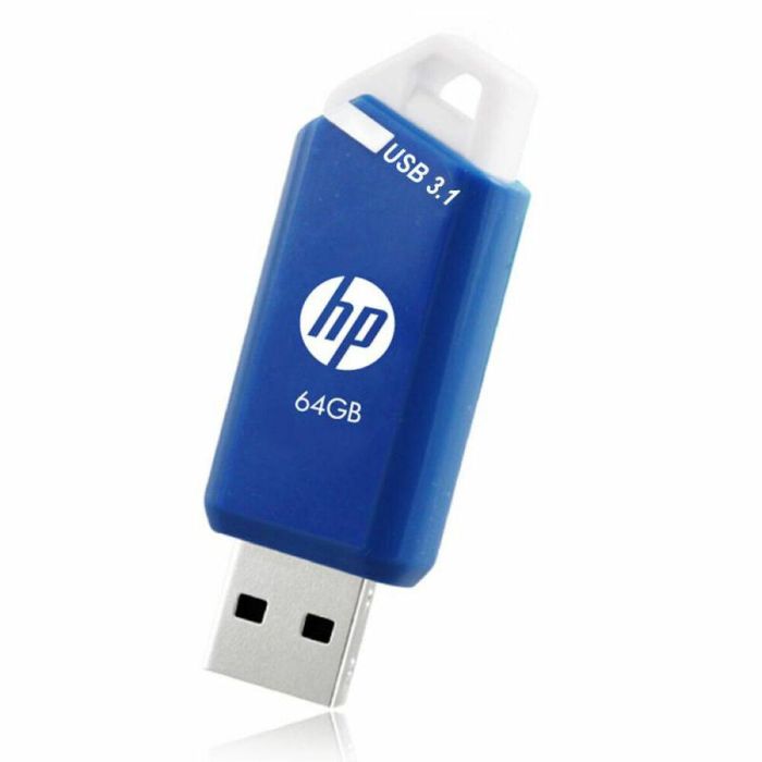 Memoria USB HP HPFD755W-64 64 GB Azul 2 Memoria USB HP HPFD755W-64 64 GB Azul 2