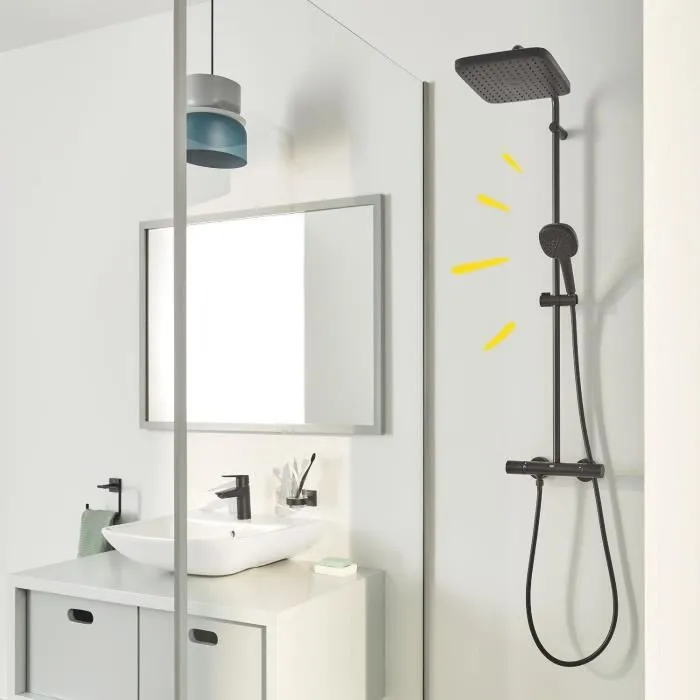 Columna de Ducha Grohe Vitalio Comfort Negro ABS 11 X 114 X 37 CM 3