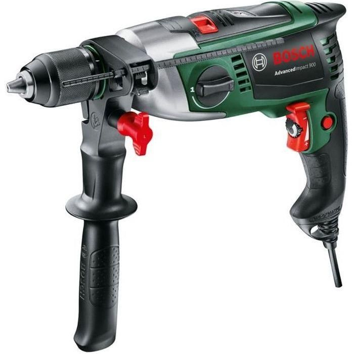 Bosch AdvancedImpact 900 Taladro Percutor 900W para Acero 13mm, Hormigón 18mm y Madera 40mm
