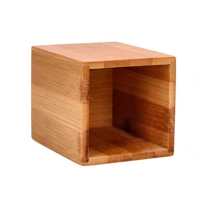 Liderpapel Cubilete Portalapices Ecouse Bambú 100% Natural Cuadrado 80x80x100 mm 4