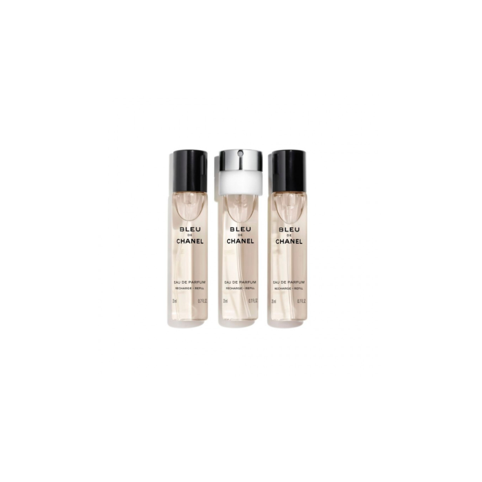 Chanel Bleu Eau de Parfum Vapo Twist & Spray Recarga Hombre 3 x 20 ml
