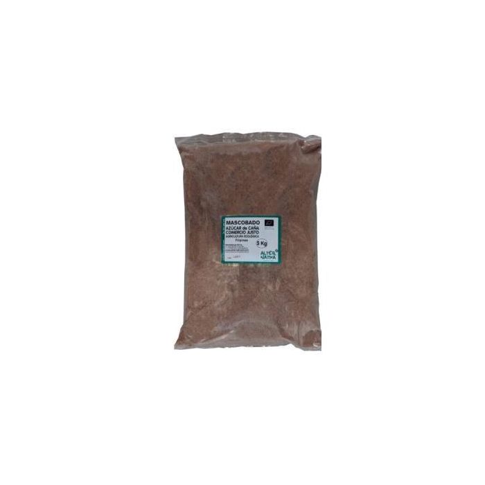 ALTERNATIVA 3 Azúcar de Caña Mascobado de Filipinas Bio 5 kg - Sabor intenso a regaliz con grumos de melaza