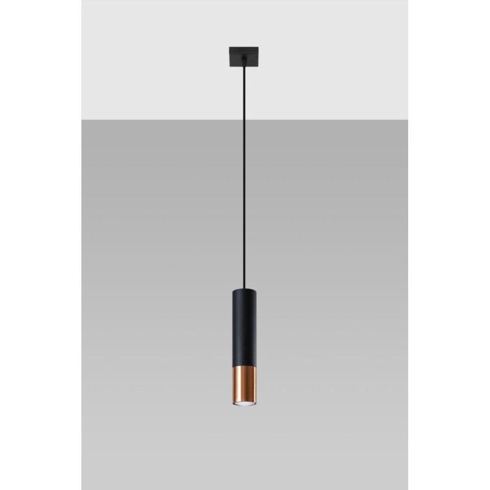 Loopez SOL-SL.0940 Lámpara Colgante Loopez 1 Minimalista Moderna para Comedor, Pasillo y Hogar - Negro Mate 9