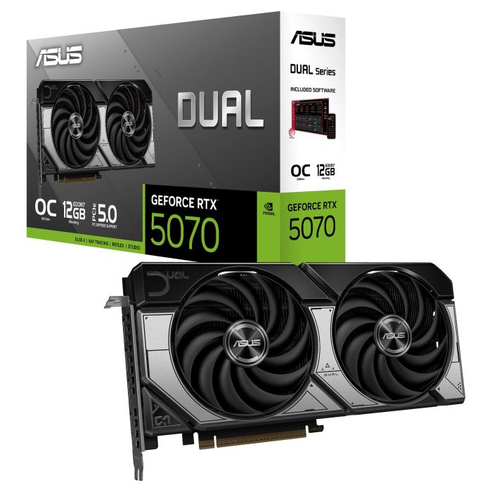 ASUS RTX 5070 12GB GDDR7 Dual OC Tarjeta Gráfica 13