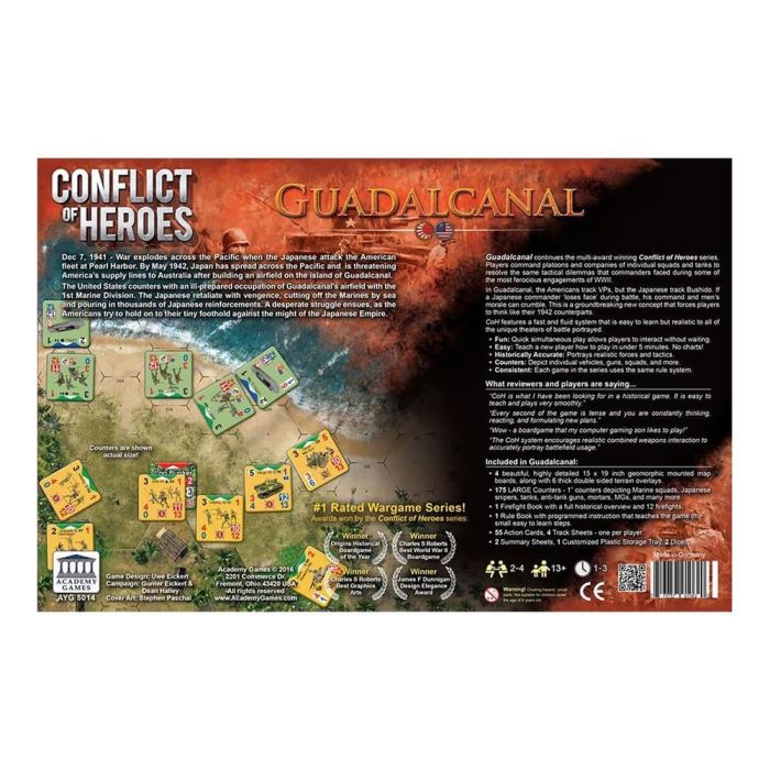 Juego Mesa Conflict Of Heroes Guadalcanal 2 Juego Mesa Conflict Of Heroes Guadalcanal 2