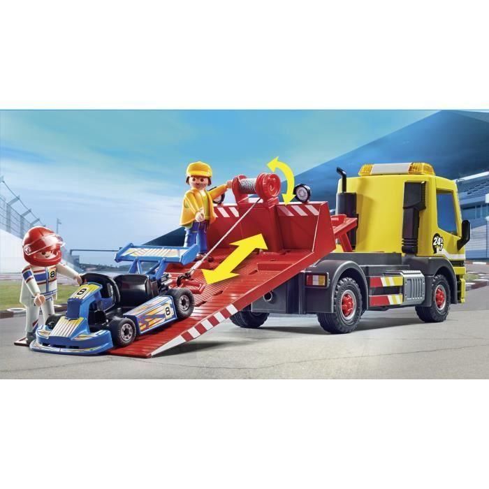 PLAYMOBIL - Grúa con quad - City Life - 2 personajes - Edad 4 2 PLAYMOBIL - Grúa con quad - City Life - 2 personajes - Edad 4 2