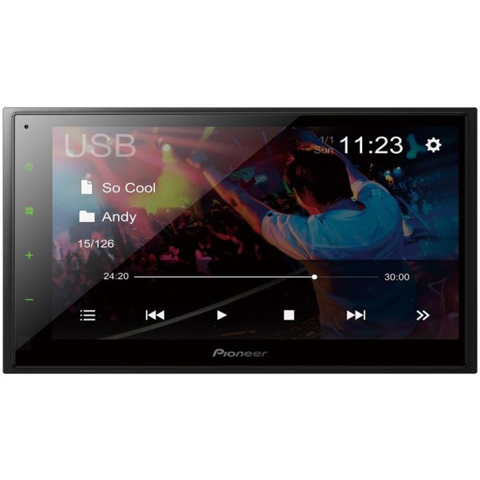 Pioneer DMH-A340DAB Radio Multimedia Pantalla Táctil 6.8" Bluetooth USB DAB+ Android iOS 2 DIN Negro 1
