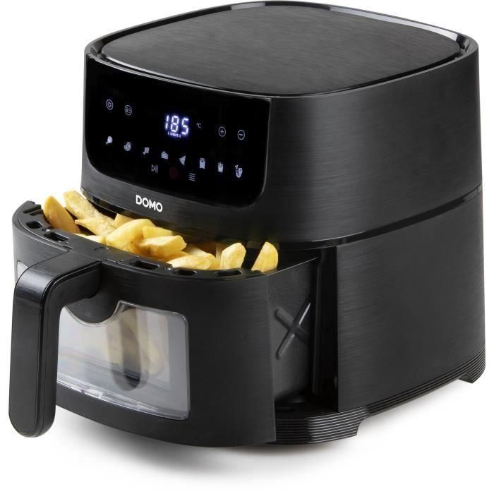 Freidora sin aceite - DOMO DO542FR - 4L de capacidad - 8 programas automáticos - 1350W 4 Freidora sin aceite - DOMO DO542FR - 4L de capacidad - 8 programas automáticos - 1350W 4
