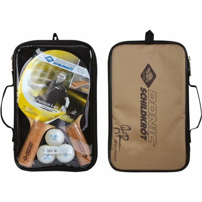 Schildkrot Juego de Raquetas de Tenis de Mesa Persson 500 con 3 Bolas y Funda 0 Schildkrot Juego de Raquetas de Tenis de Mesa Persson 500 con 3 Bolas y Funda 0