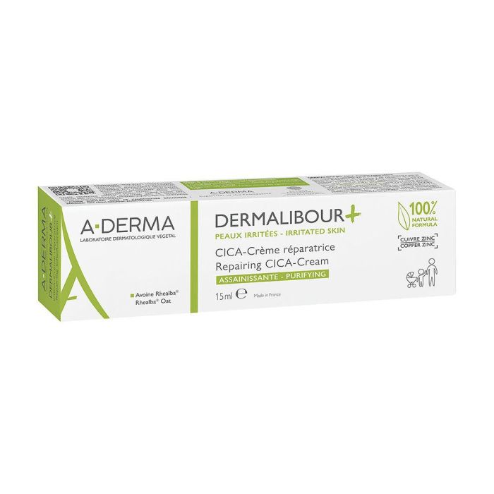 A-Derma DERMALIBOUR+ cica-crema reparadora purificante 15 ml 2