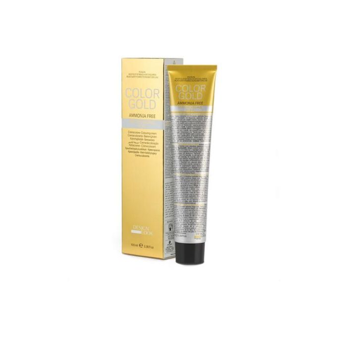 Design Look COLOR GOLD 10.1 - Crema Colorante Extra Rubio Platino Ceniza 100ml con Keratina, Argán y Oro - Sin Amoníaco Design Look COLOR GOLD 10.1 - Crema Colorante Extra Rubio Platino Ceniza 100ml con Keratina, Argán y Oro - Sin Amoníaco