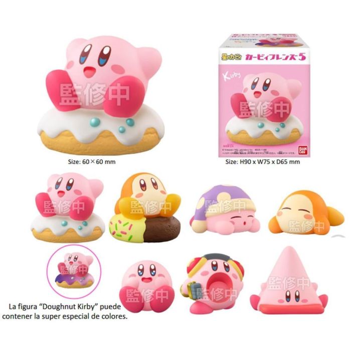 Bandai Kirby Friends W5 - Figura Aleatoria de Vinilo (Serie 5, 7 modelos diferentes)